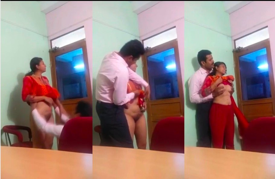school teacher and master jee ne office me fucking